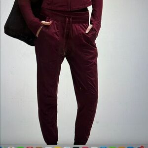 Lululemon dance pant burgundy Jogger Pants
